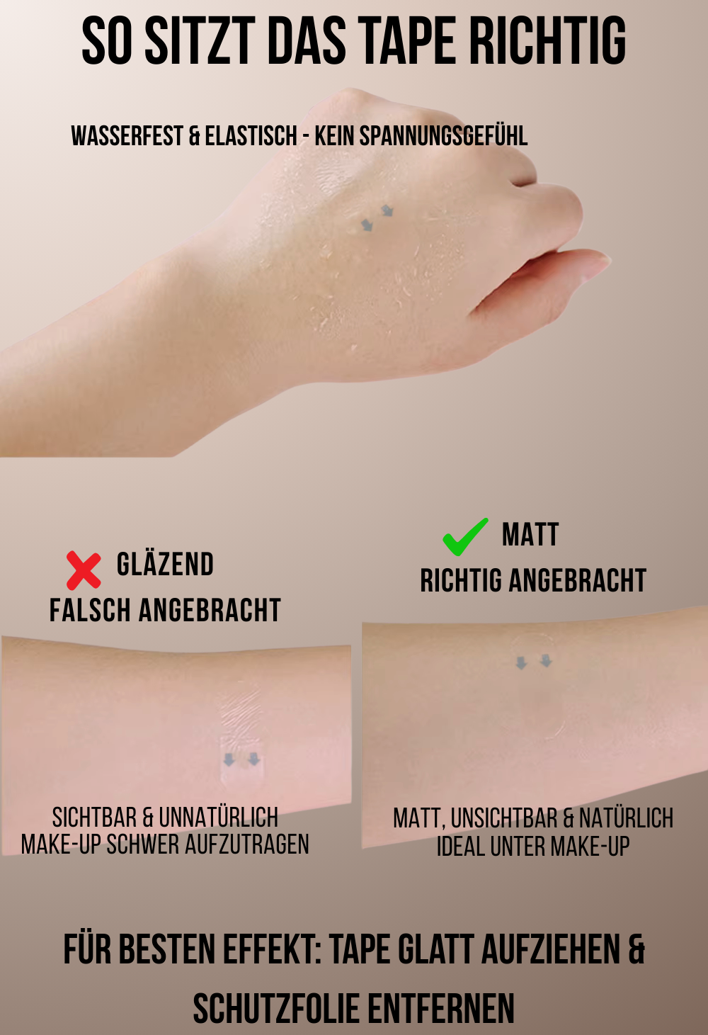 GlowTape™ – Straffes V-Shape in Sekunden